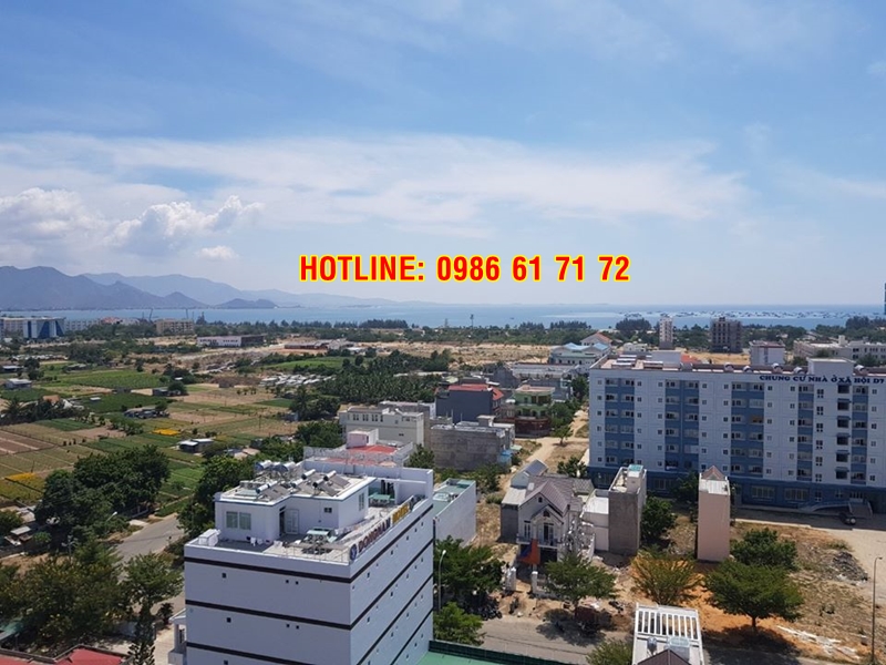 View nhìn từ căn hộ chung cư cho thuê Phú Thịnh Plaza Ninh Thuận