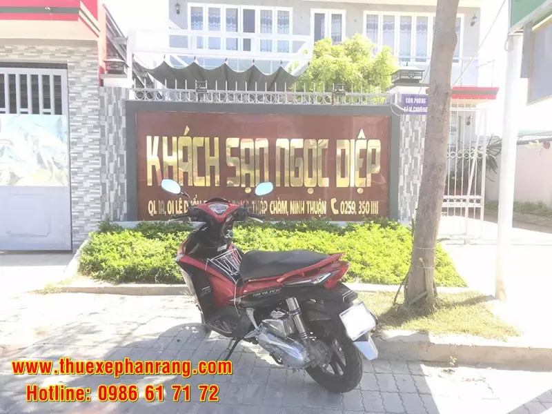 Cho thuê xe máy giao xe tận nơi cho khách hàng tại Phan Rang Ninh Thuận