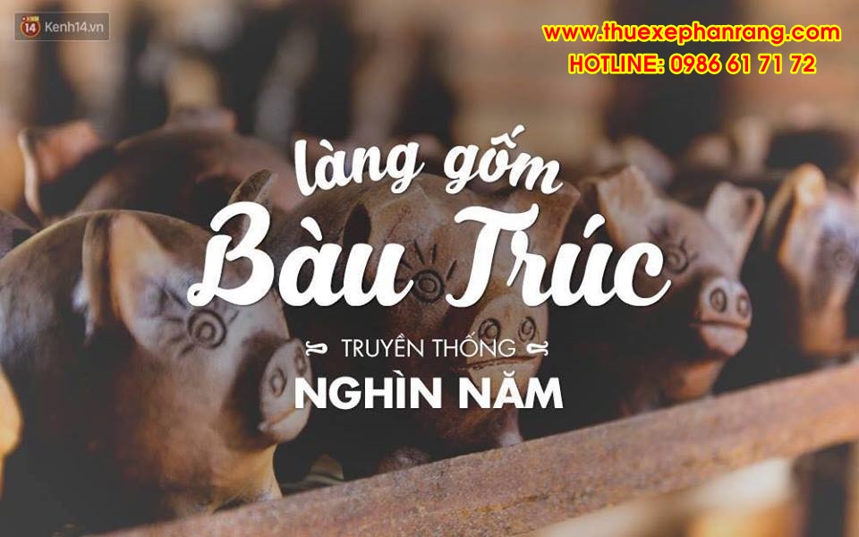 Thuê xe ô tô tham quan điểm du lịch đón Phan Rang Ninh Thuận đi Làng gốm Bàu Trúc