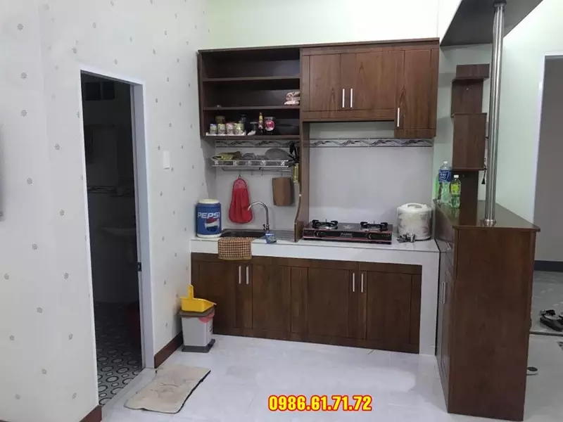 Nội thất bếp trong căn hộ chung cư D7 - D10 cho thuê tại Phan Rang Ninh Thuận