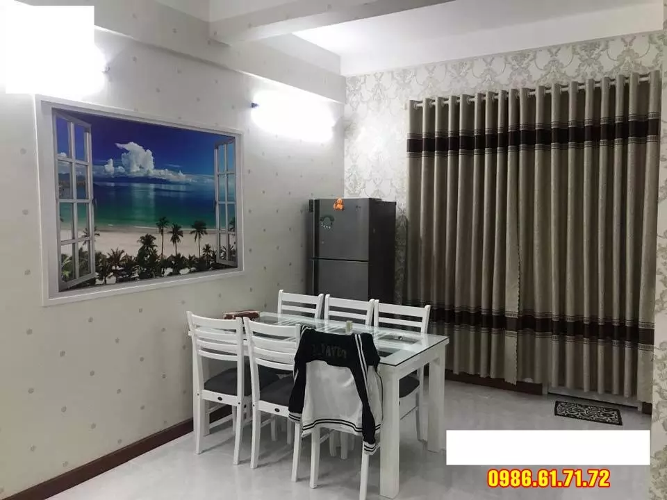 Bàn ăn và tủ lạnh của một số căn hộ cho thuê D7 - D10 Ninh Thuận