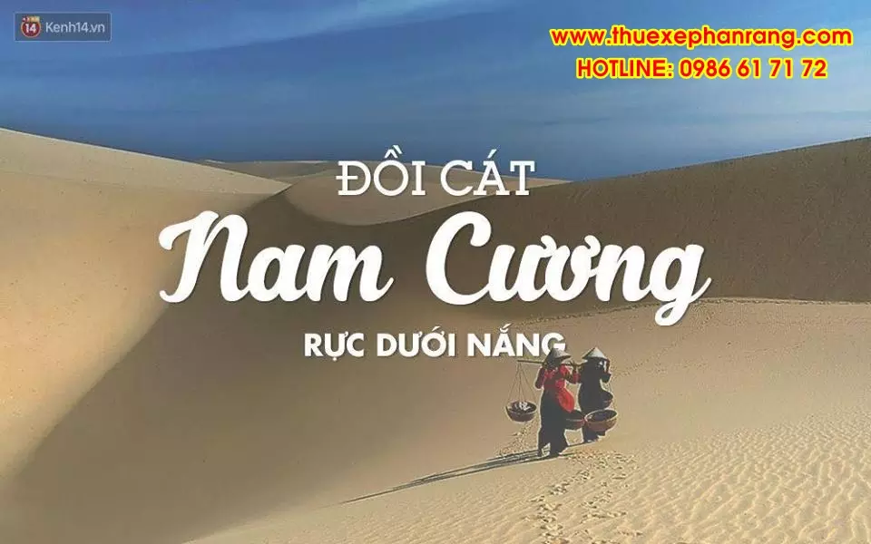 Dịch vụ cho thuê xe tham quan du lịch Đồi cát Nam Cương đời mới, giá rẻ tại Phan Rang Ninh Thuận