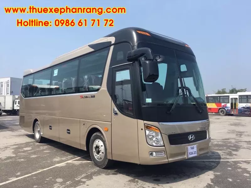 Thuê xe 29 chỗ đón nhân viên từ Nhiệt điện Vĩnh Tân đi sân bay Cam Ranh