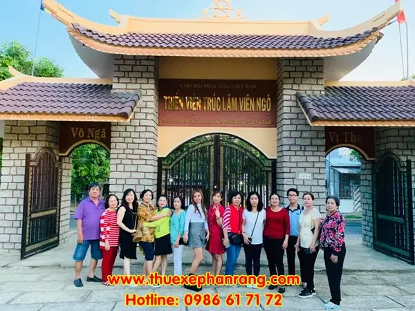 Thuê xe ô tô du lịch từ Phan Rang đi tham quan địa điểm du lịch Thiền Viện Trúc Lâm Viên Ngộ