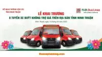 Phương Trang khai trương 8 tuyến xe buýt tại Ninh Thuận