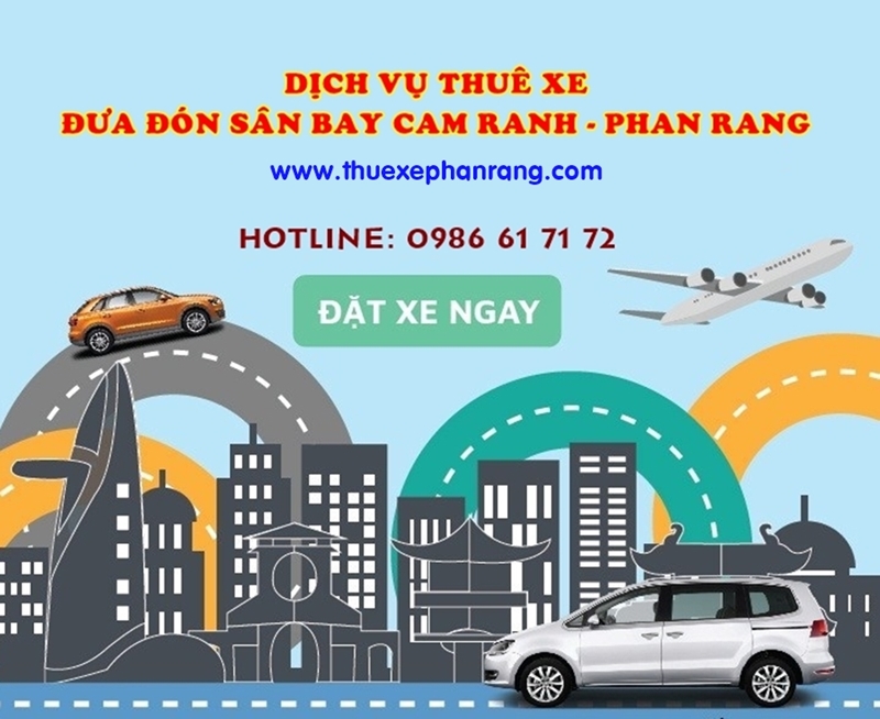 Thuê xe di chuyển từ sân bay Cam Ranh về Phan Rang Ninh Thuận